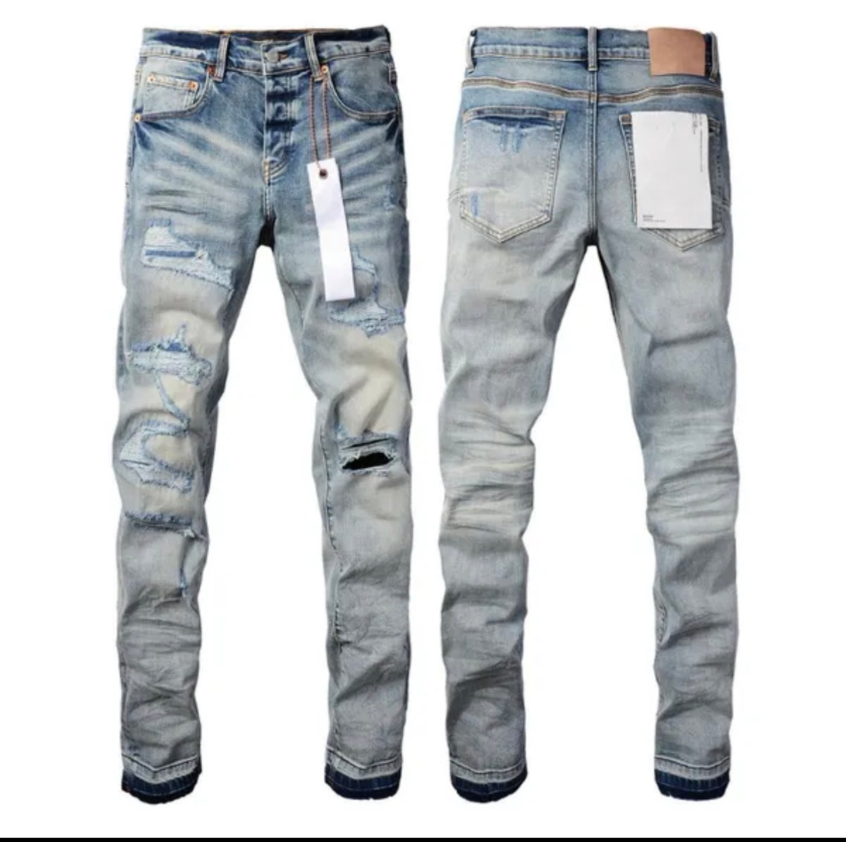 Bulk real purple jeans!