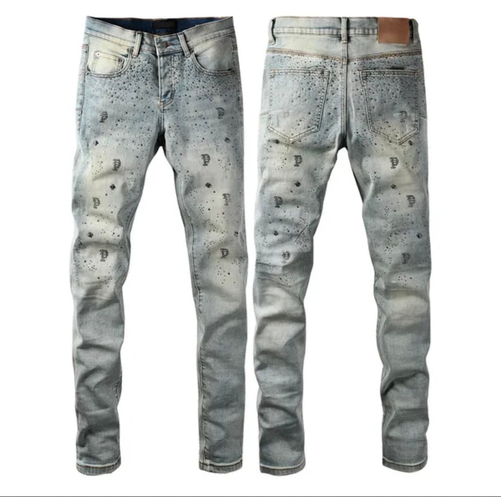 Bulk real purple jeans!