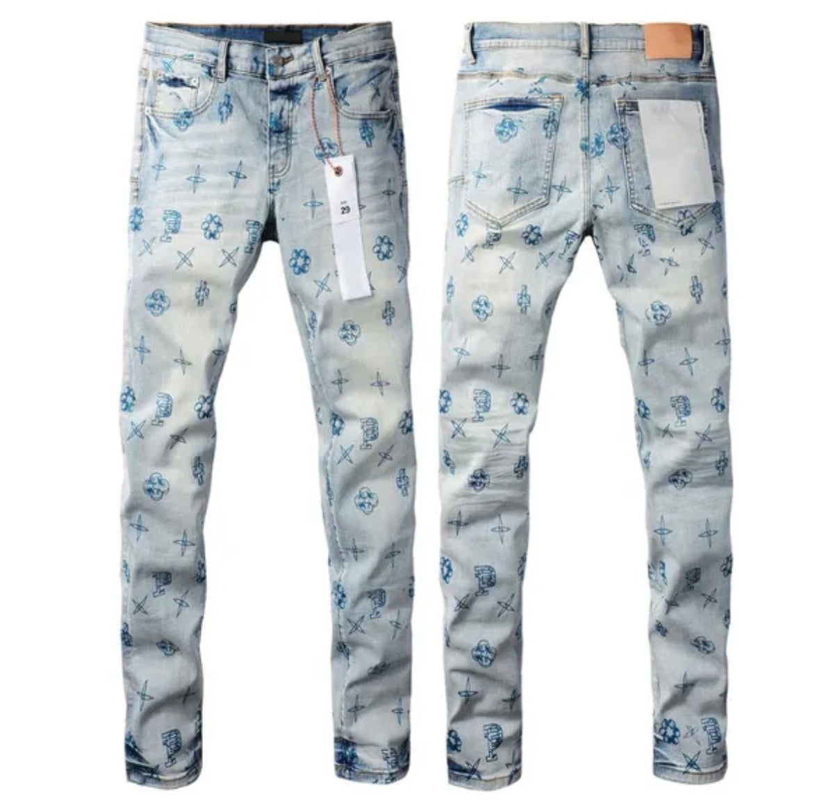 Bulk real purple jeans!