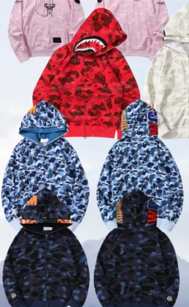 Real bape hoodies (choose color)