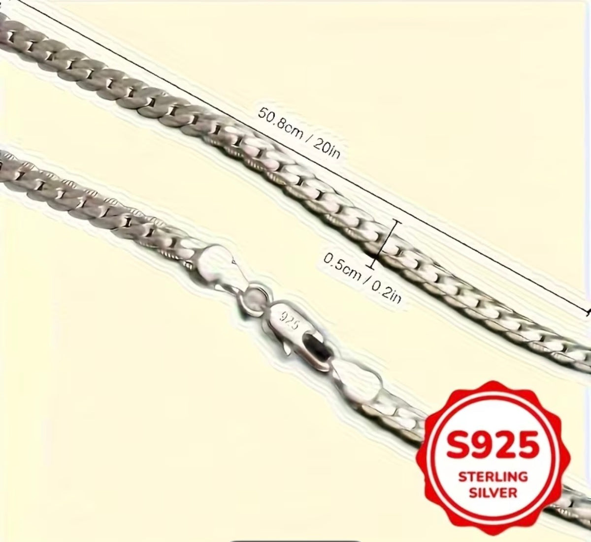 925 silver chain (REAL NOT REP)